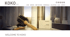 Desktop Screenshot of koko-hair.com