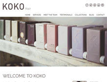 Tablet Screenshot of koko-hair.com